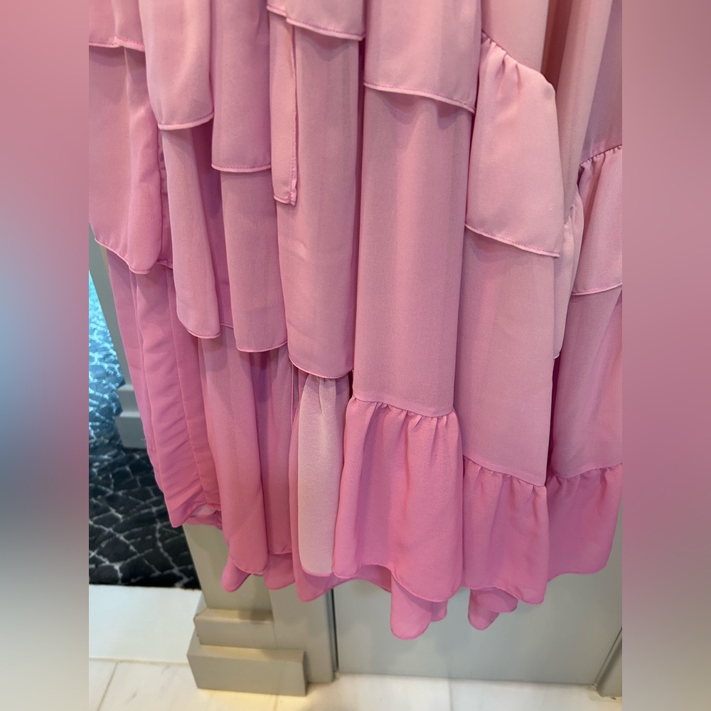 BHLDN Anthropologie V Neck Ombré Maxi Dress - worn once - Picture 11 of 12